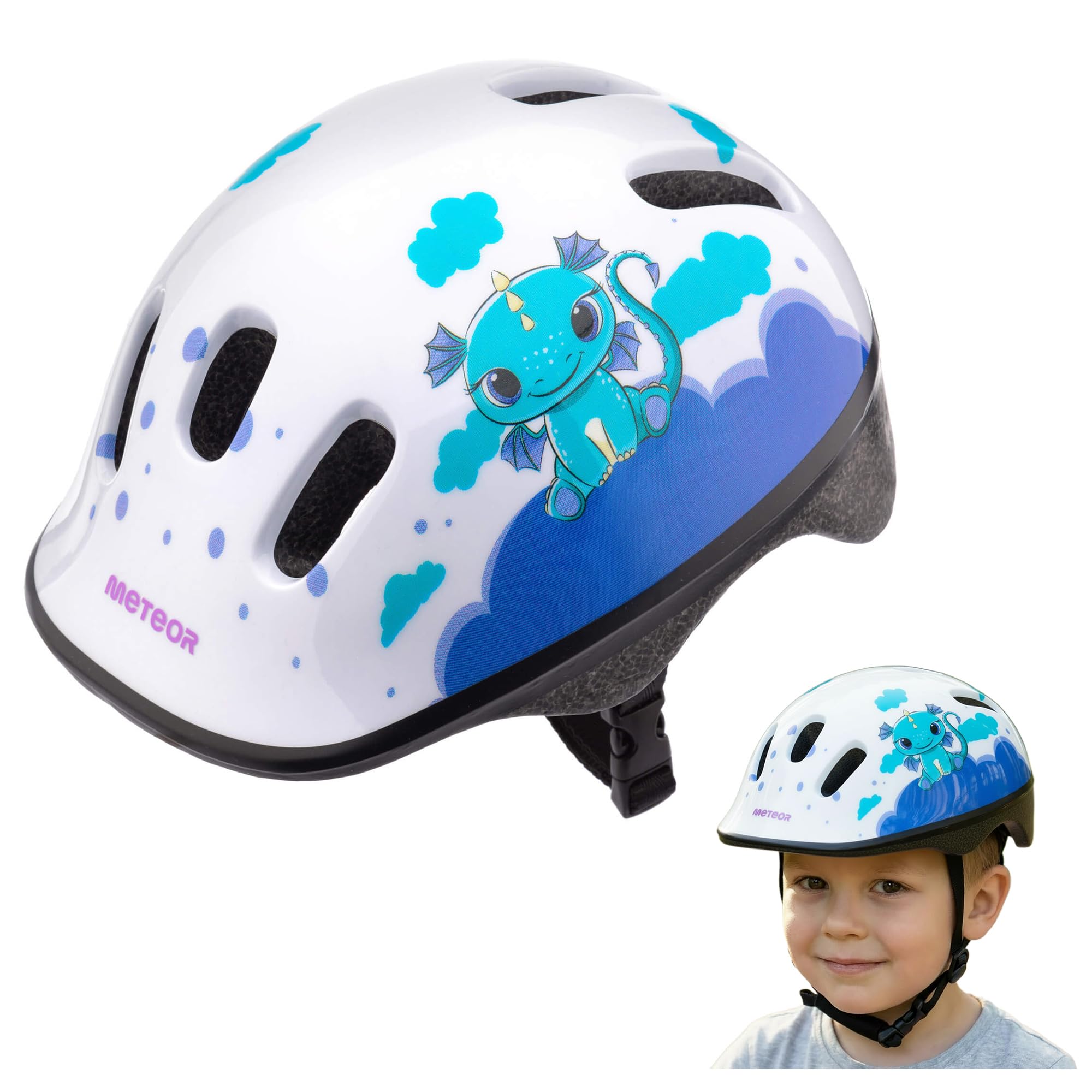 Casco Bicicleta para Niñas y Niños - Helmet Infantil de Bici para Ciclismo MTB Road Race Montaña BMX Carretera y Actividad Ciclista - Rolerskate Patines — view 8