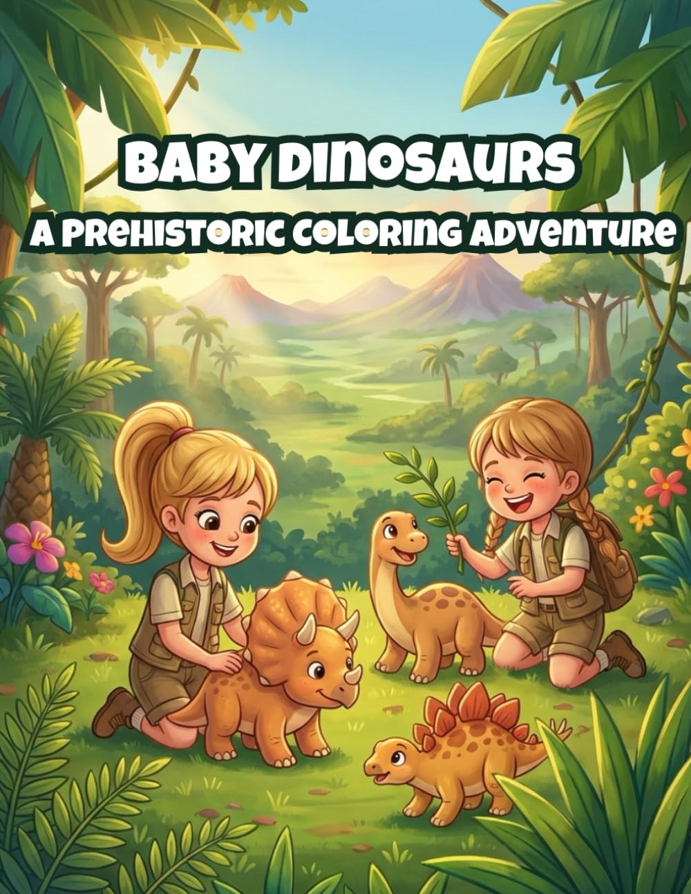 Baby Dinosaurs: A Prehistoric Coloring Adventure (Baby Animal Adventures Collection)