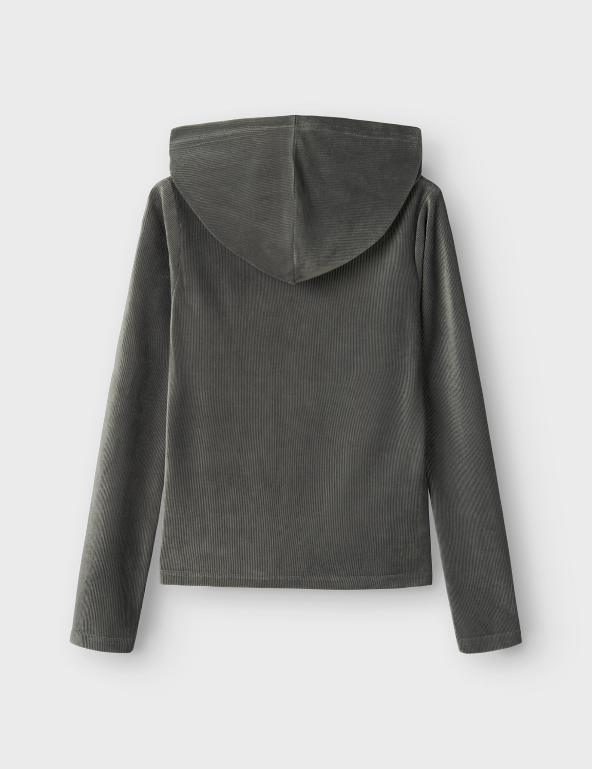 NAME IT Dziewczęca Nkforinge Ls Slim Vel Top Wh koszulka z długim rękawem, Mulled Basil, 122-128