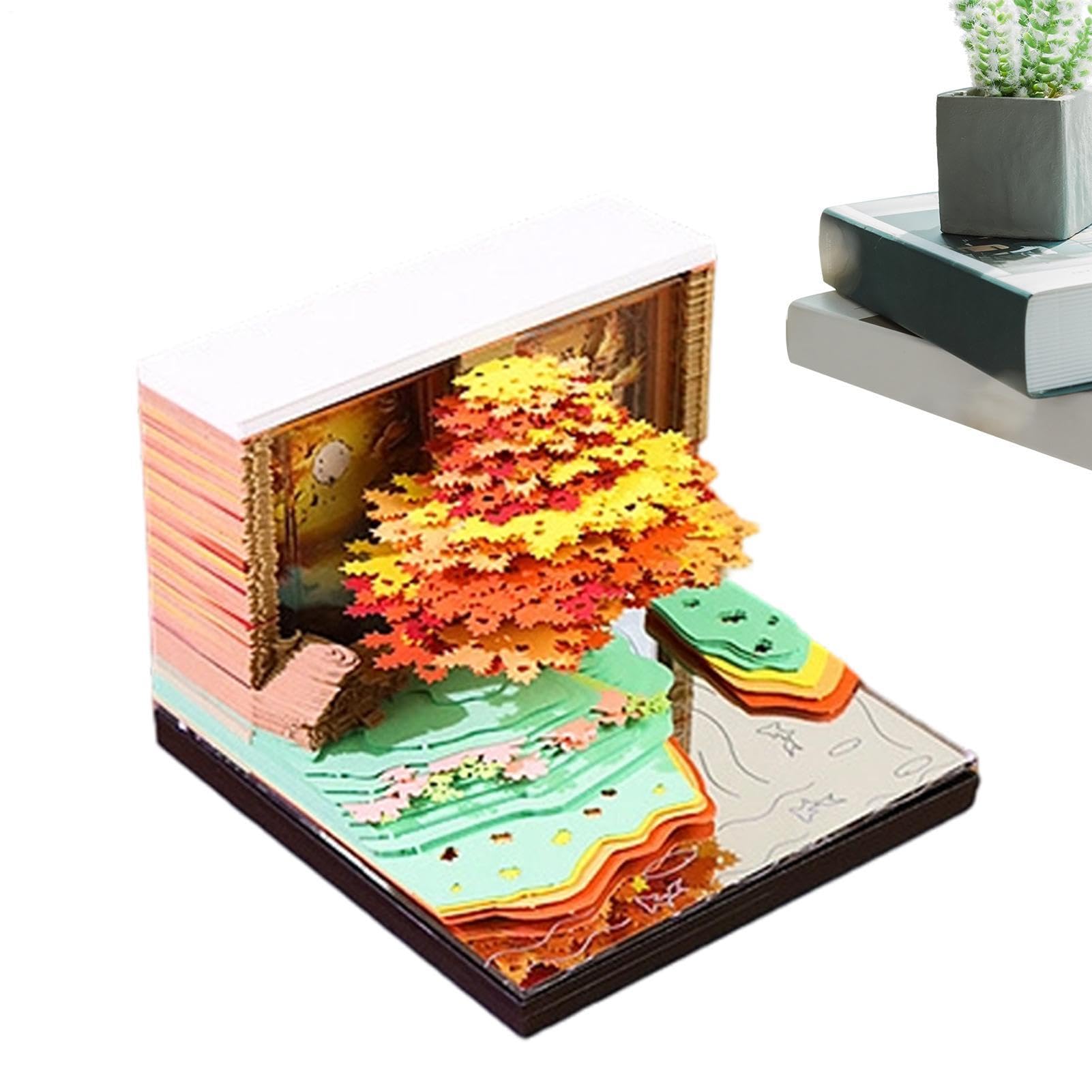 2027 Time Piece Calendario Decorazione Da Scrivania A Forma Di Albero Con | Calendario da scrivania con fogli staccabili Per Uomo Donna Studenti Insegnanti Casa Ufficio Camera Da Comodino