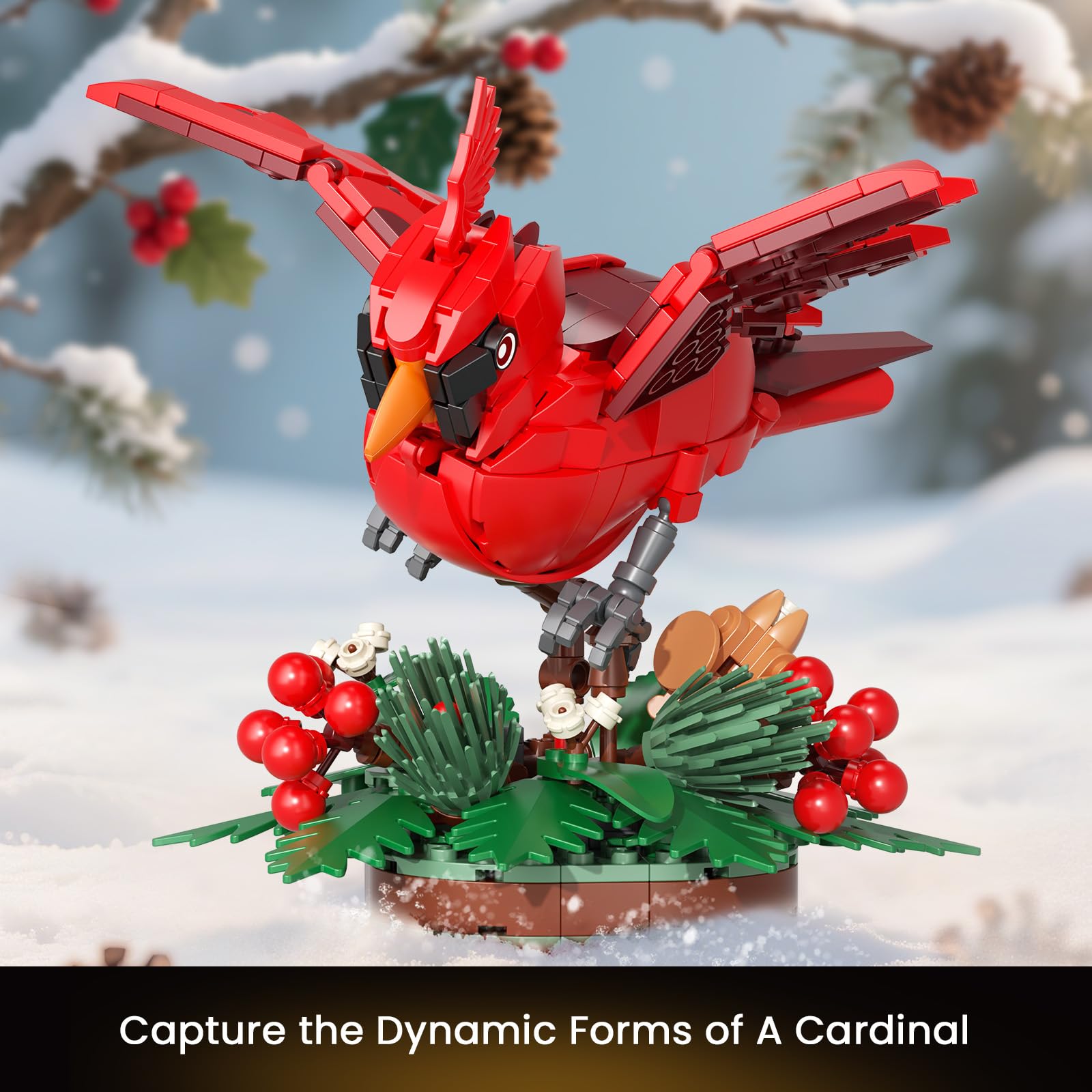 Amazon.com: JAKI Northern Cardinal Building Kit, Red Bird with