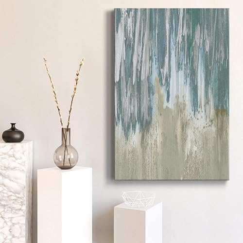 Miniatura 10 de Renditions Gallery Pinturas e impresiones modernas para decoración de pared para el hogar, formas geométricas con joyas suaves, obras de arte