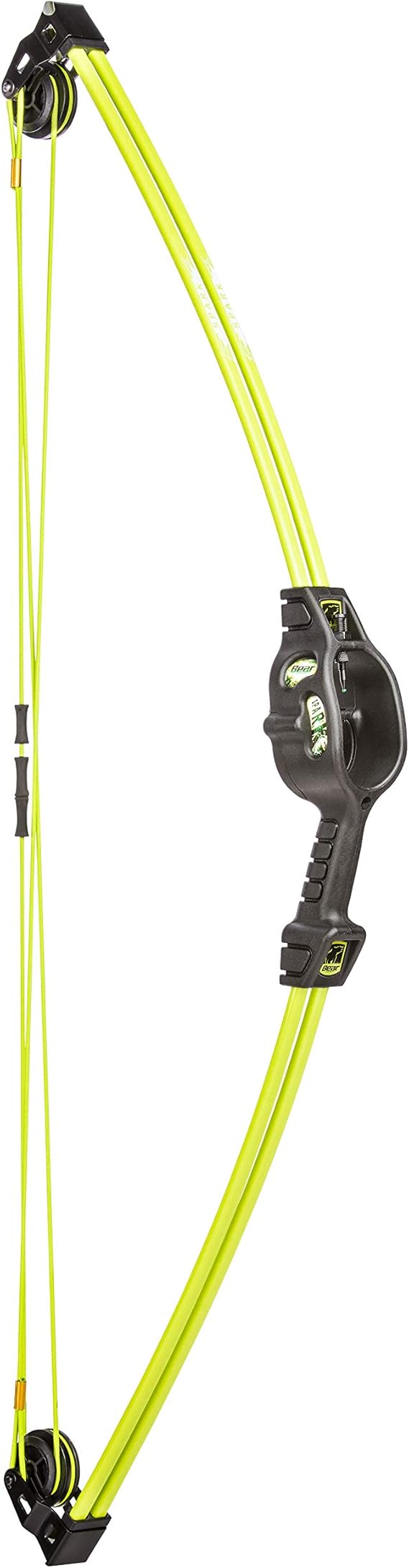 Bear Archery Spark Youth Bow Set, Ambidextrous, Flo Green