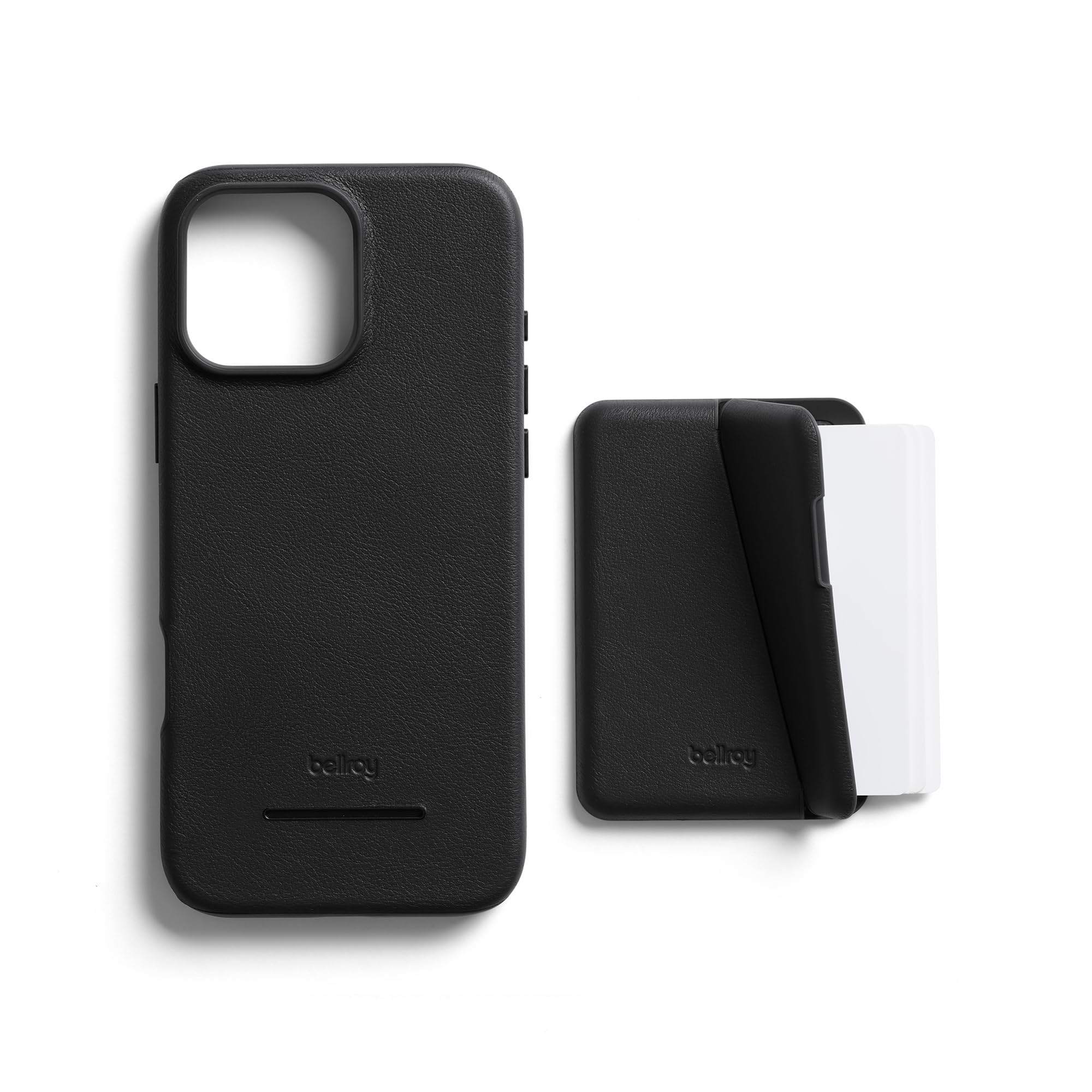 Bellroy Mod Phone Case + Wallet for iPhone 16 Pro Max (slim leather iPhone case, phone wallet) - Black - Image 2