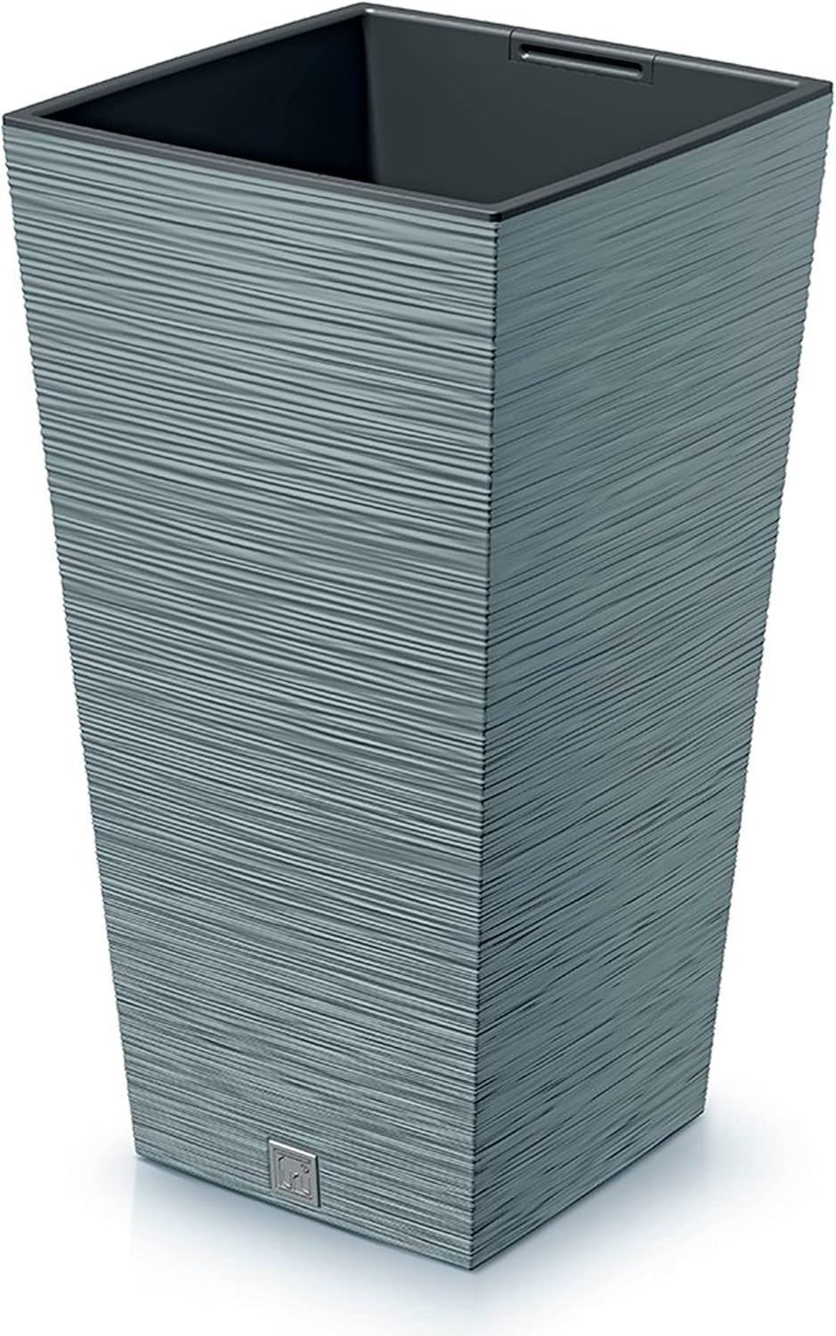 Furu Collection Cement Planter with Tank 26.5 x 26.5 x 50 cm Capacity 11 Litre