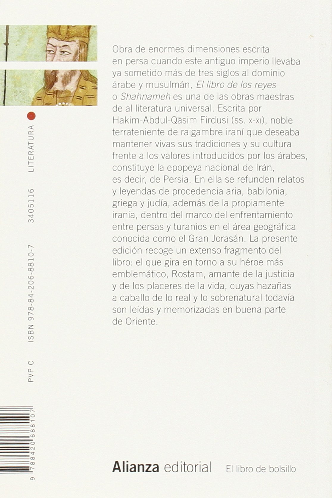 El libro de los reyes: Historias de Zal, Rostam y Sohrab (El libro de bolsillo - Literatura)