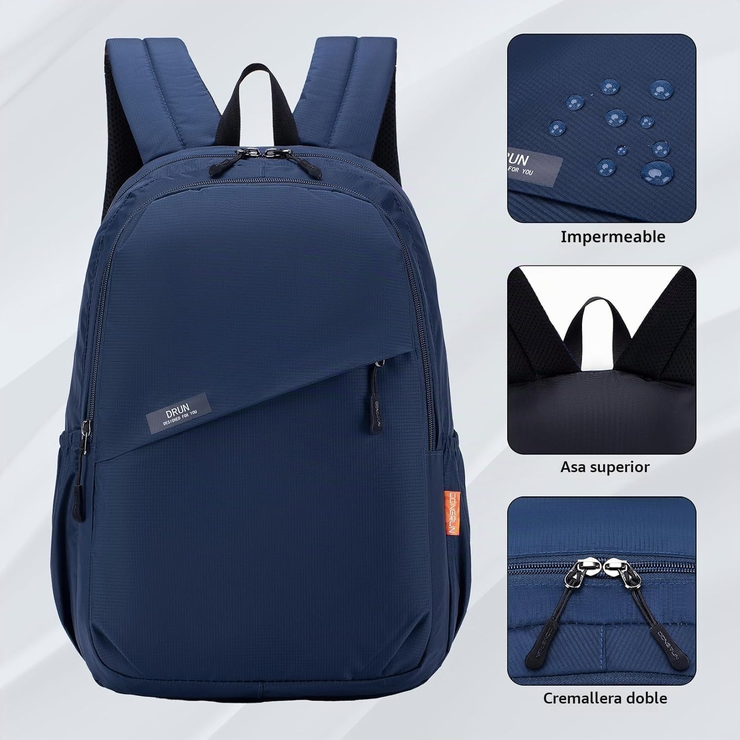 40x30x15cm British Airways Wizzair Eurowings Mochila Viaje Cabina Avion Vueling, Impermeable Nylon Mochilas de Viaje para Avion Mochila Portatil 14 Pulgadas con Compartimento para Ordenador