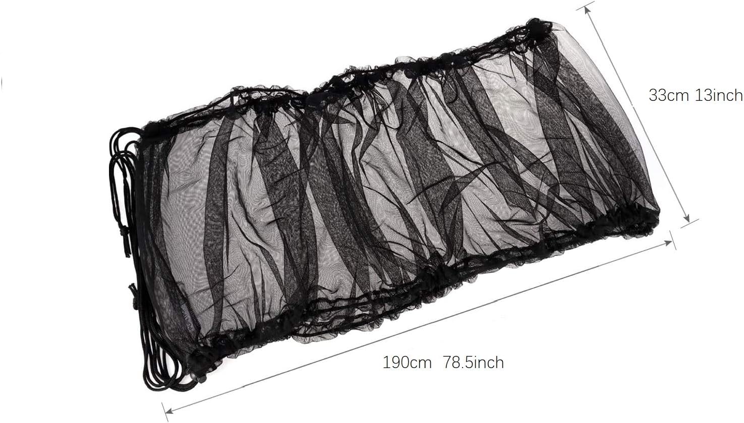 ready Bird Cage Net Cover Bird Cage Seed Catcher Guard Universal Birdcage Cover Nylon Mesh Net for Parrot Parakeet Macaw Lovebird African Grey (Black)