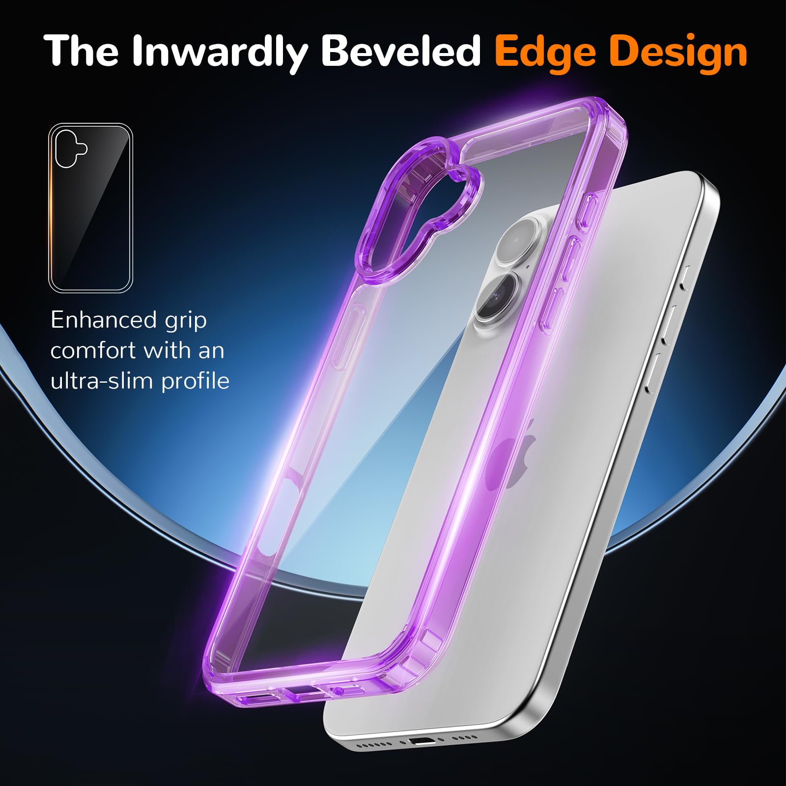 Clear Case for iPhone 15, Ultra Thin, Shockproof TPU Cover, Anti-Yellowing, Crystal Clear, Phone Case for Apple iPhone 15 - Clear — view 288