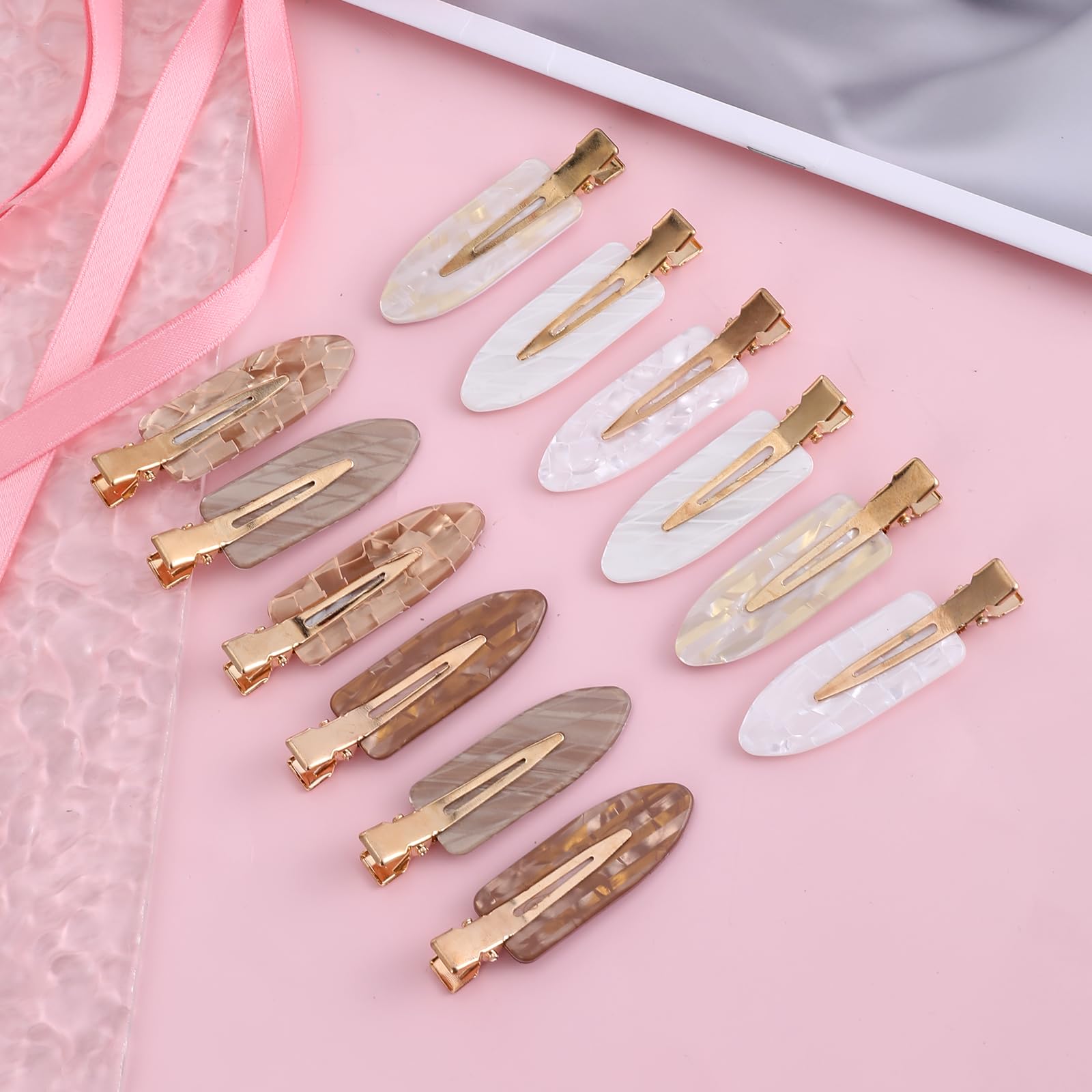 besbomig 6 Pezzi Fermagli per Capelli a Coccodrillo Mollette per Capelli Anatra Becco Clip per le Donne Ragazze - Forcine per Capelli Eleganti Resistente Antiscivolo 13×3cm