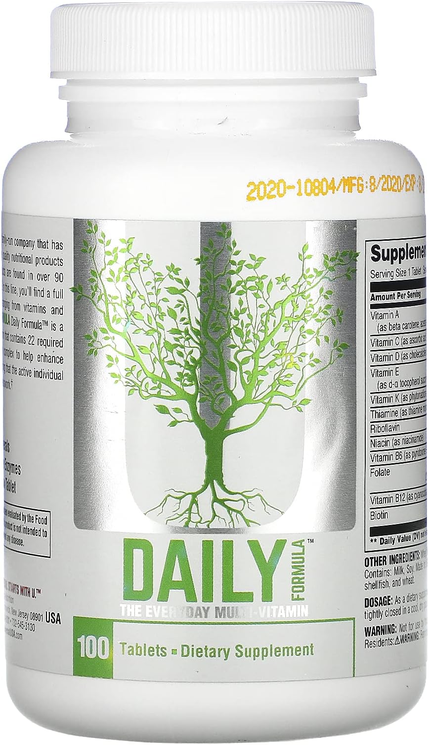 Universal Nutrition Daily Formula - Multi Vitamin Tablets