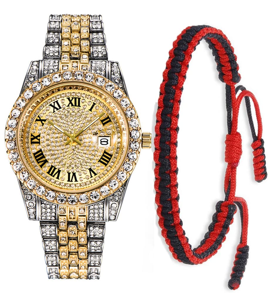 Senrud Unisex Crystal Watch Mens Or Womens Diamond Watches Luxury