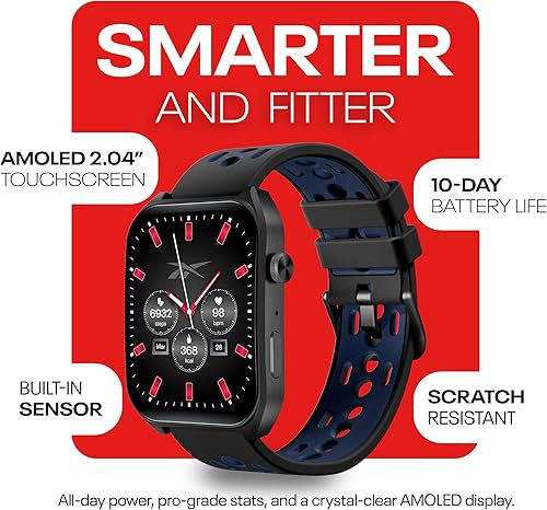 Miniatura 4 de Reebok Icon Smartwatch - Reloj inteligente de 10 días de duración de la batería, monitor de actividad física con monitor de frecuencia cardíaca,