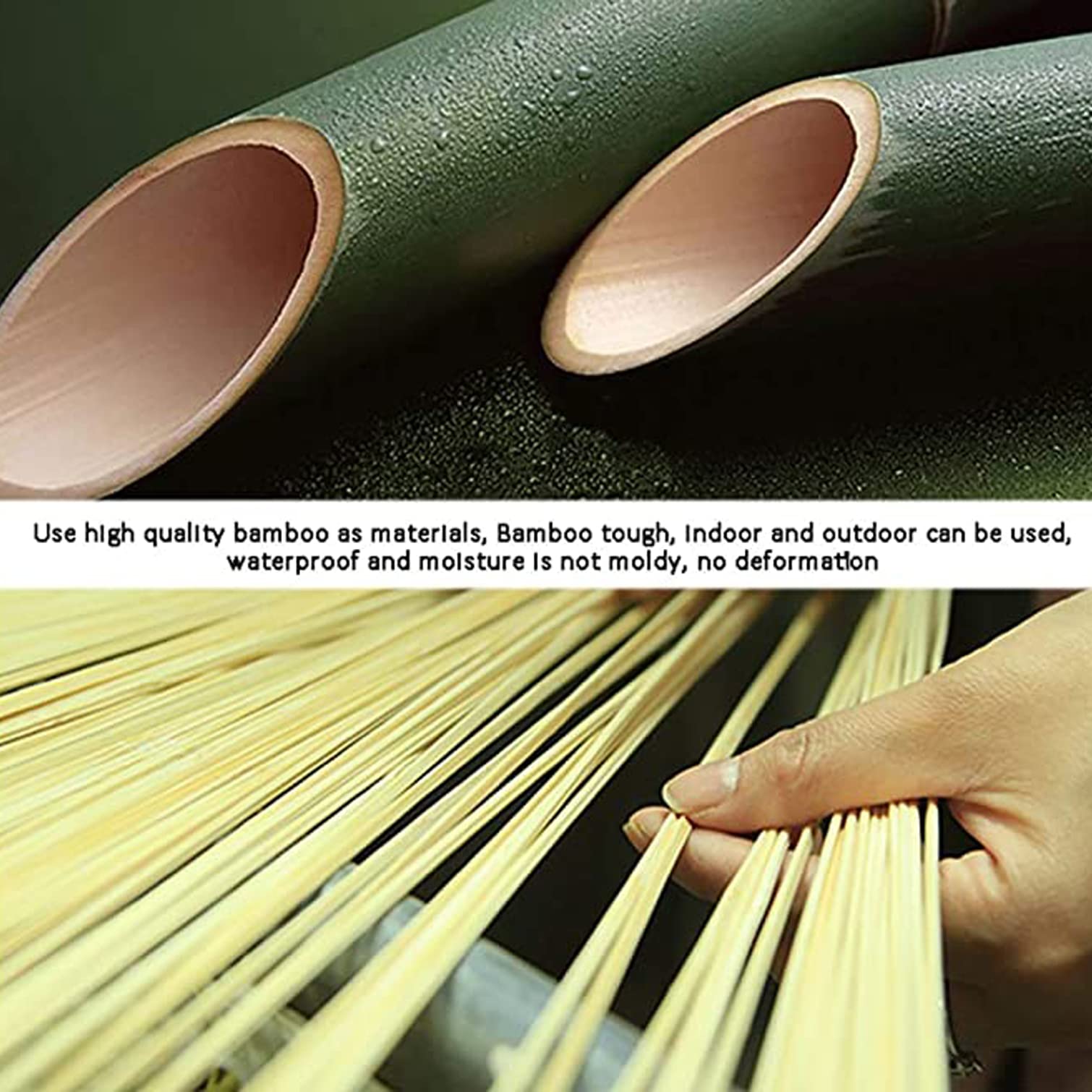 Stores enrouleurs en Bambou Pare-Soleil, Stores extérieurs en Bambou, Stores enrouleurs Romains en Bois Naturel filtrant la lumière, Rideau Enroulable, Stores Romains, pour intérieur et exté