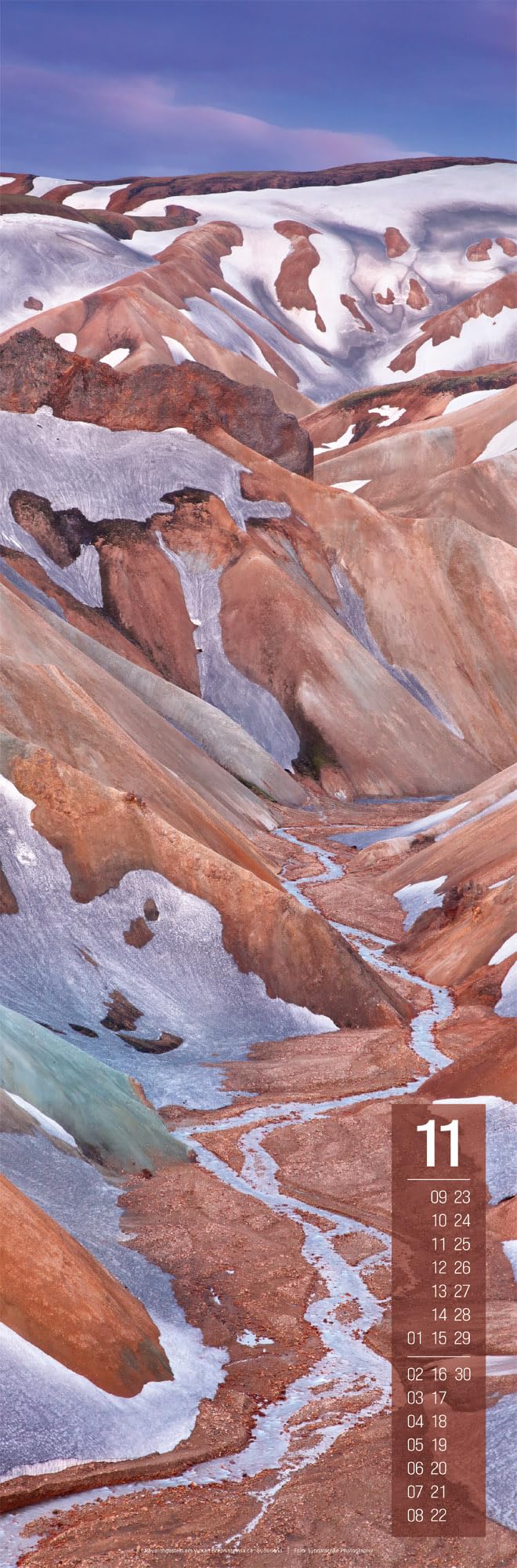 Island Vertikal Kalender 2026: Vertikaler Panorama-Kalender im schlanken Hochformat (33x100 cm) | Für Skandinavien-Fans und Weltreisende