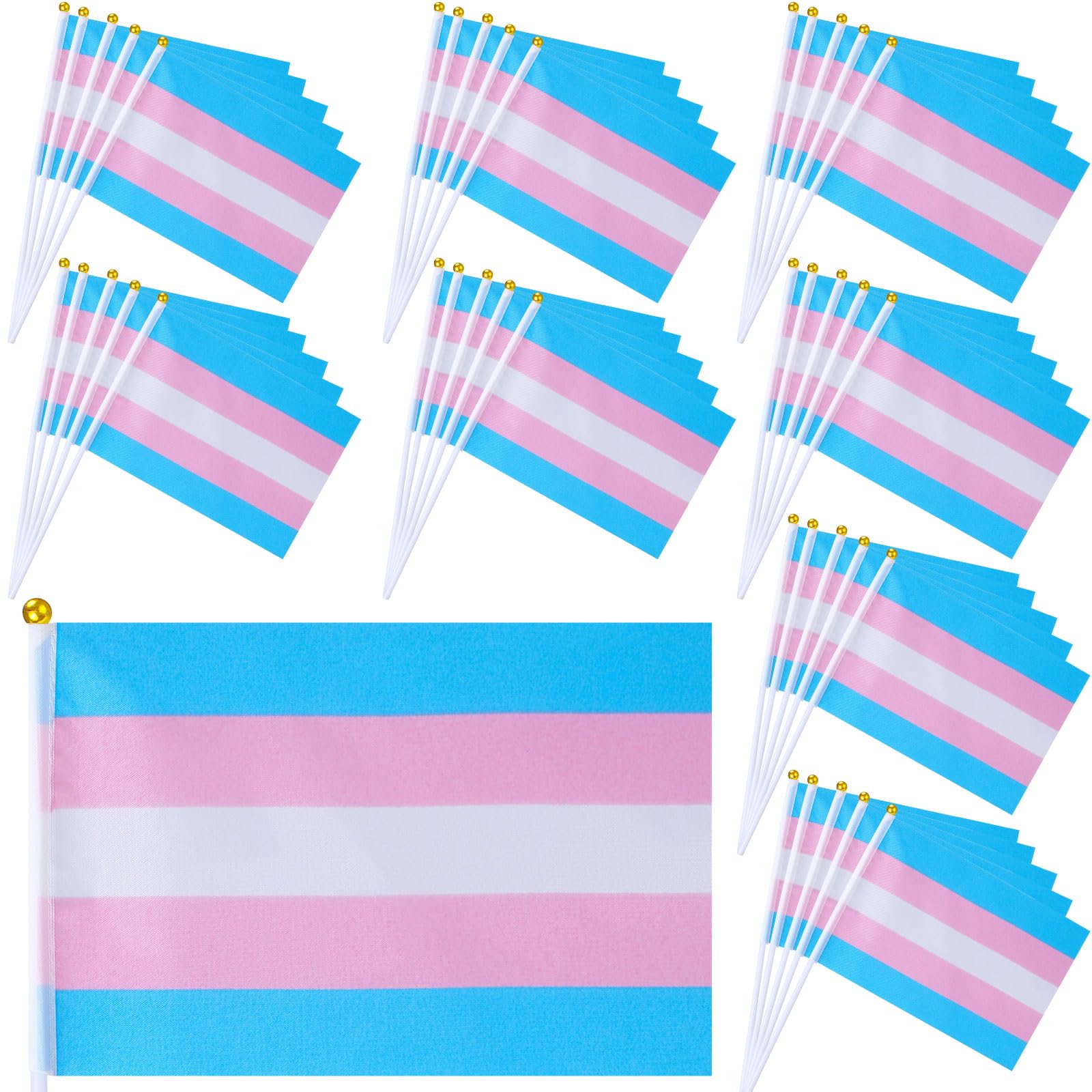 Drapeaux transgenres pour défilés de fierté et grands rassemblements festifs