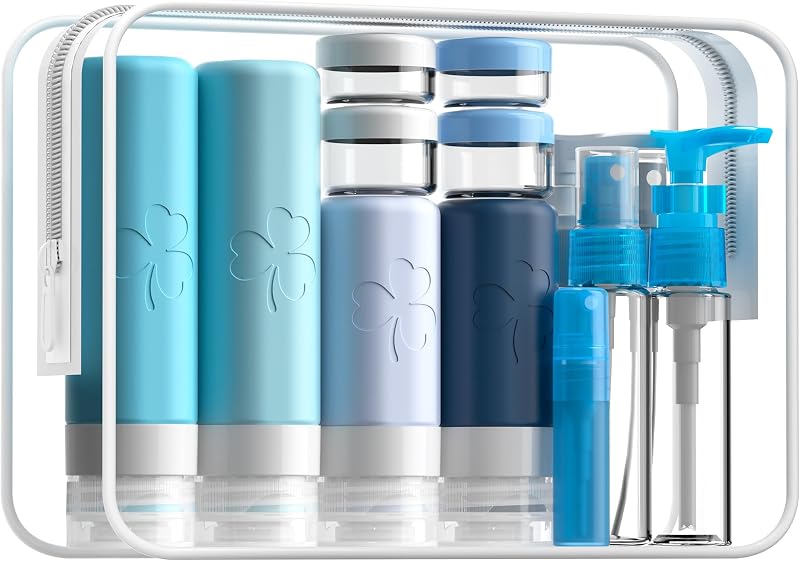 INSFIT IF23 Kit com 23 Frascos e Acessórios de Viagem em Silicone e PET
