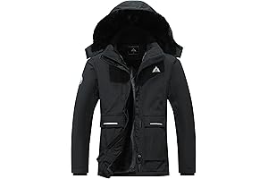 MOERDENG Waterproof Winter Snow Coat: Stay Warm and Dry on Snow-Bound Adventures