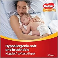Vista 6 de Huggies Little Snugglers Pañales de bebé, tamaño 1, 35unidades