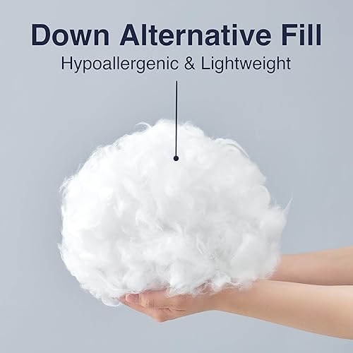 Miniatura 3 de Casual Living Juego de almohadas de cama, estándar, color blanco, 2 unidades