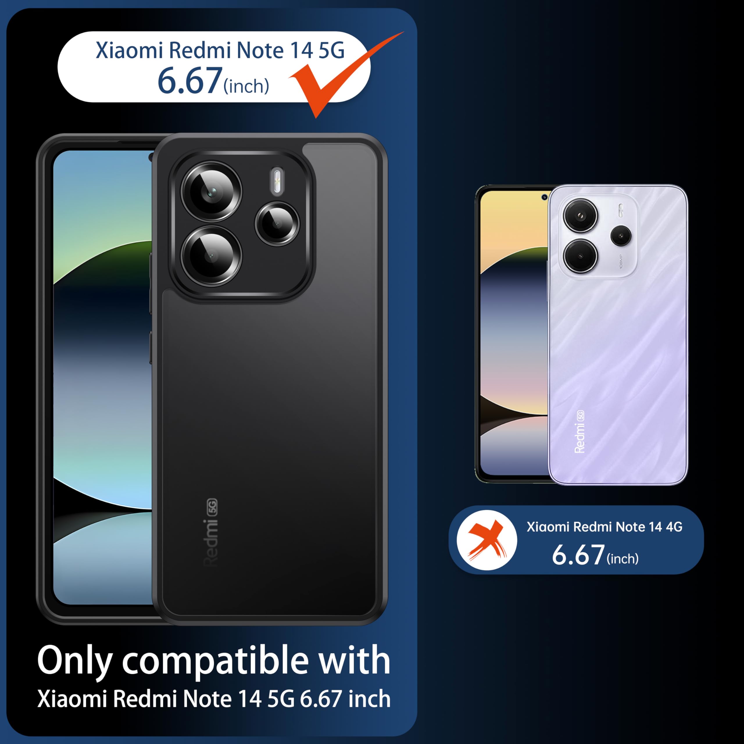 Custodia Magnetica Per Xiaomi Redmi Note 14 5G - Traslucida, Antiurto, Compatibile MagSafe - Foto 9