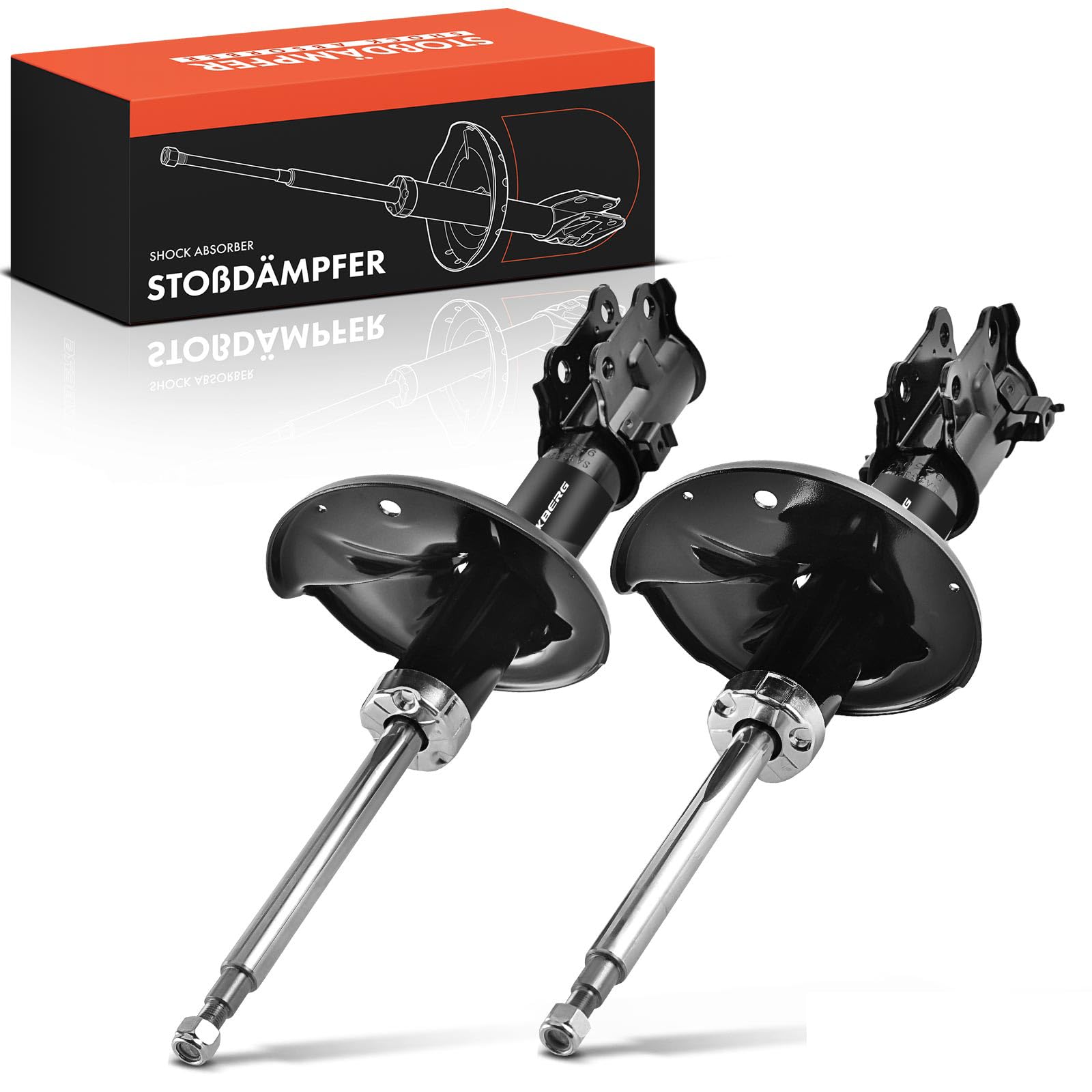 Frankberg 2 amortiguadores delanteros 486 mm presión de gas 5465027130 | Compatible con: Lantra II Estate J-2, Lantra II J-2, Elantra XD, Coupé RD, Elantra Saloon XD
