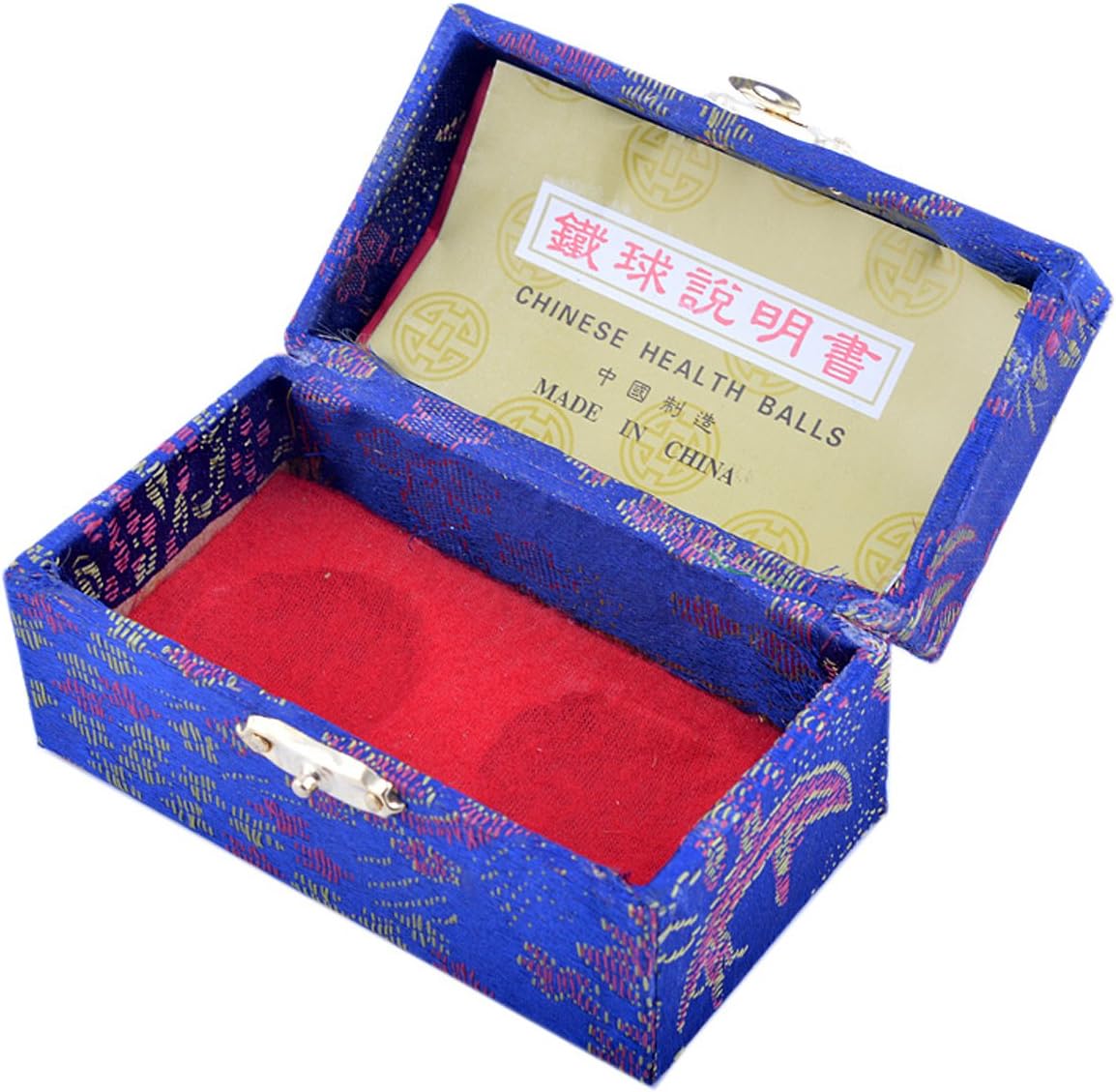 fengshuisale Feng Shui Baoding Chinese Health Exercize Stress Relief Balls 4.2cm/1.7" Red String Bracelet F1107 - Image 3