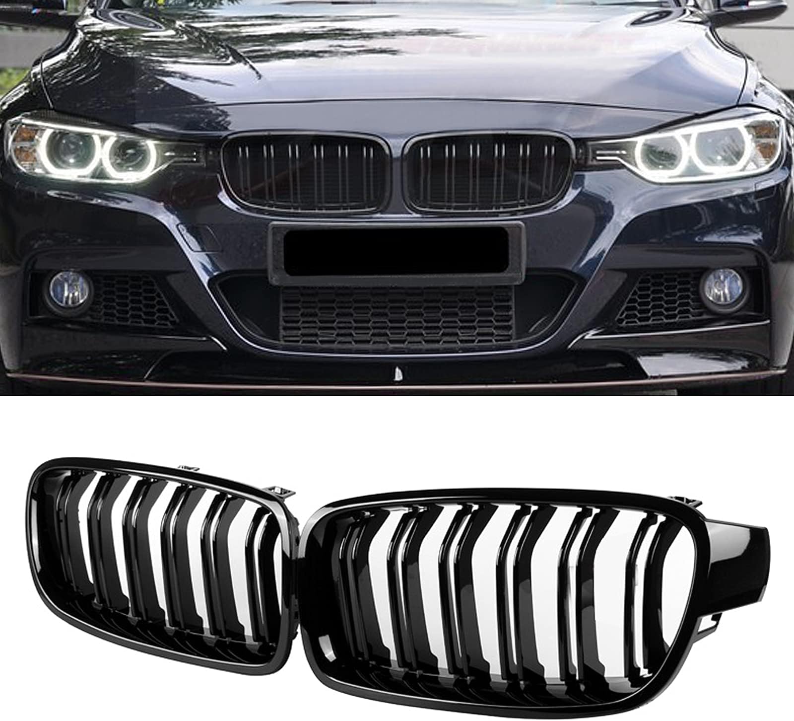 Amazon.com: AIVDIG F30 Grille Grill, Front Kidney ABS Grille Guards for ...