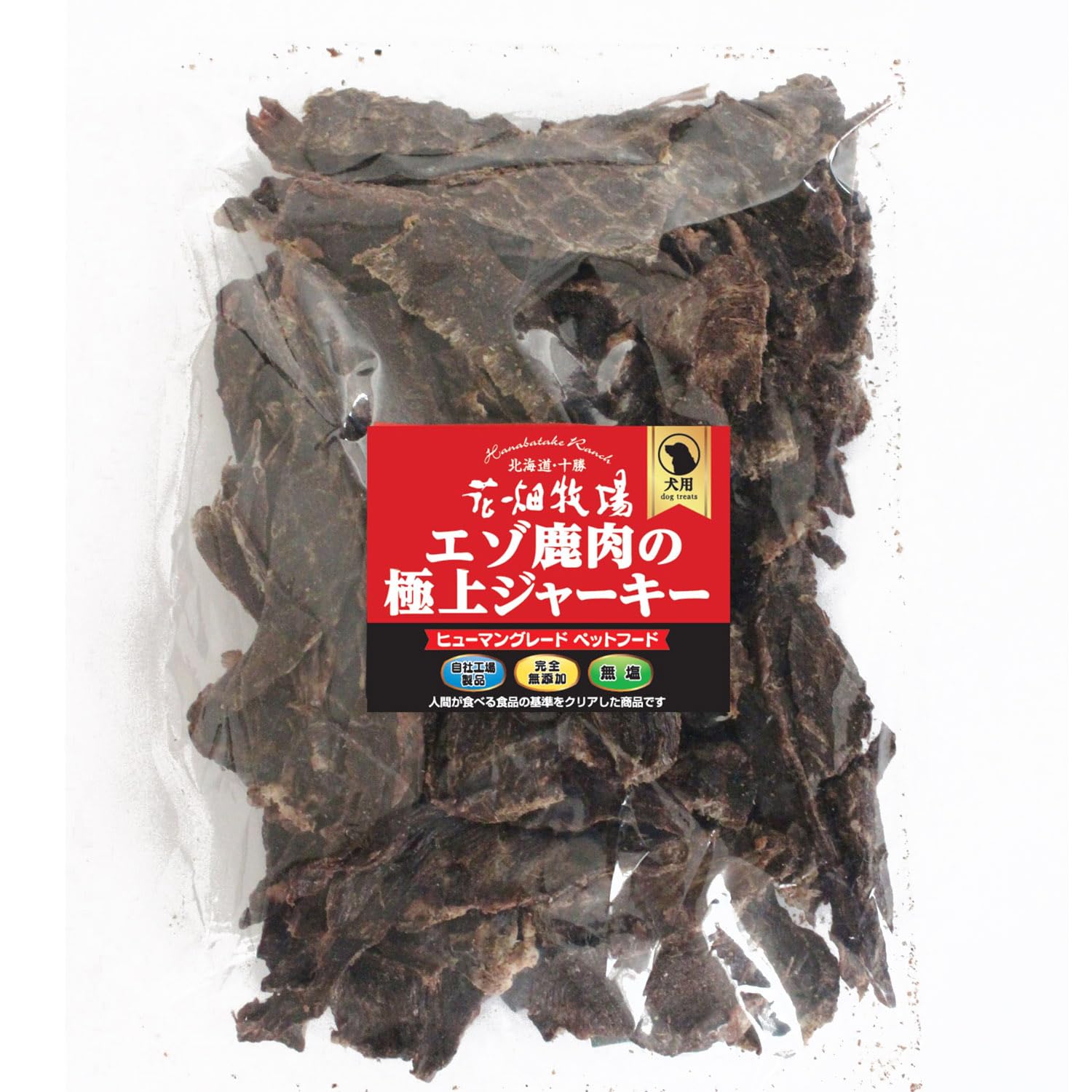 Amazon | 花畑牧場 エゾ鹿肉ジャーキー 400g 犬用 おやつ 無添加 国産
