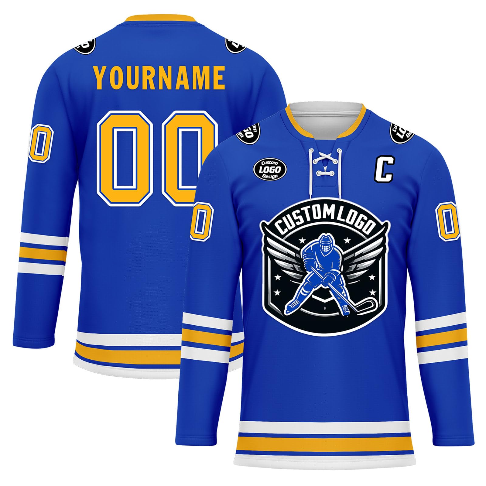 Custom Ice Hockey Jersey for Men Women Youth, Personalized Team Name Number Logo Practice Training Team Uniform