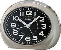 Vista 1 de Seiko Tokai - Reloj despertador para dormitorio, color gris cálido metálico