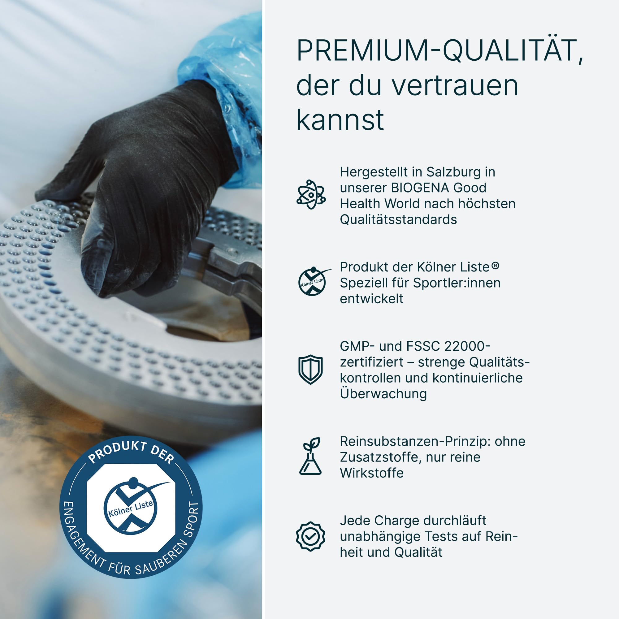 BIOGENA SPORTS Immunity – Premium Nährstoff-Komplex mit Reishi, Cordyceps & Shiitake Pilz - Zink, Selen & Vitamin A, C, D – mit Echinacea, Schwarzer Knoblauch - Vegan – 90 Kapseln