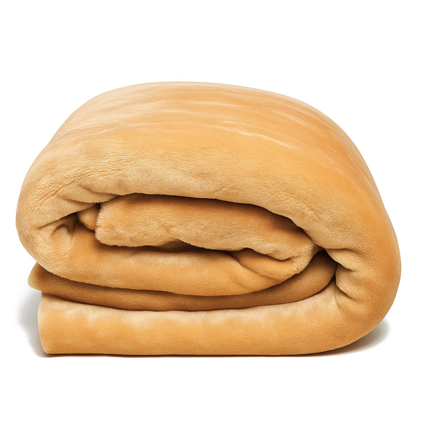 Fabienne Flannel Fleece Blanket King Size (200x220) for All Season, 280 GSM Silky Soft Fluffy Blanket Warm Plush Throws for Sofa & Bed, Light Weight and Soft Flannel Fleece Blanket (Beige)