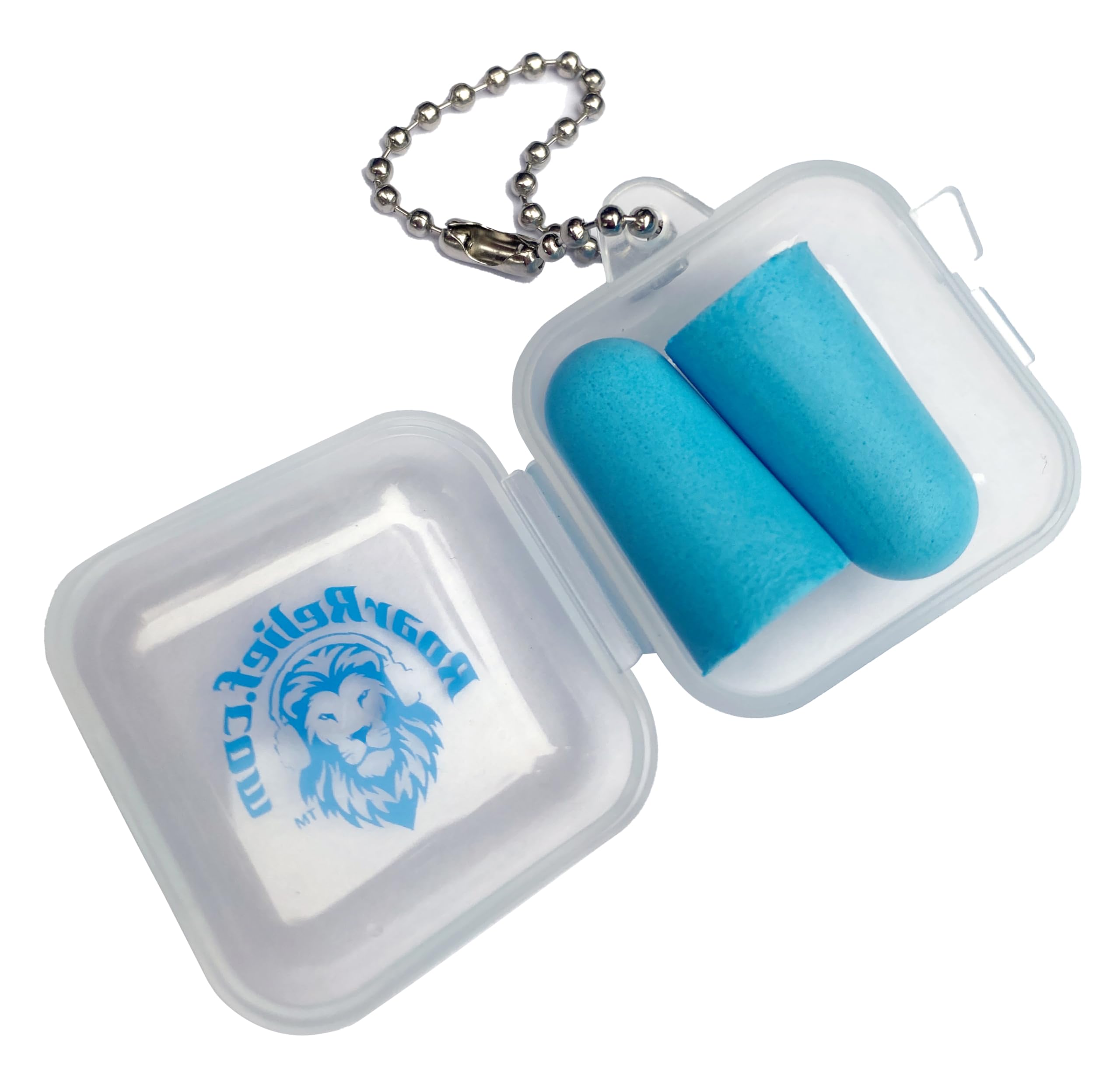 Roar Relief Earplugs for Football Games and Concerts/Carrying Case / 32 Noise Reduction Rating/Reusable Soft Foam Ear Plugs