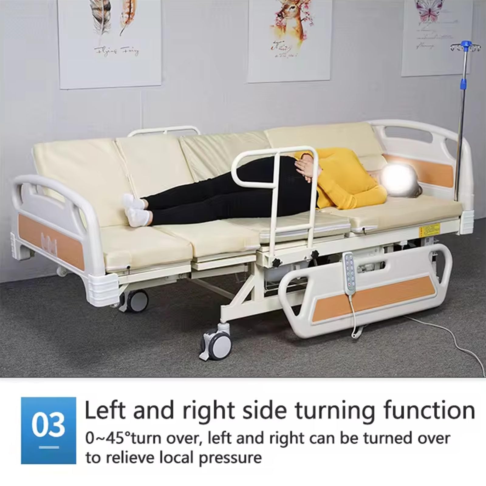 Amazon.co.jp: 高齢者患者 ICU ベッド全電気病院看護医療ベッド