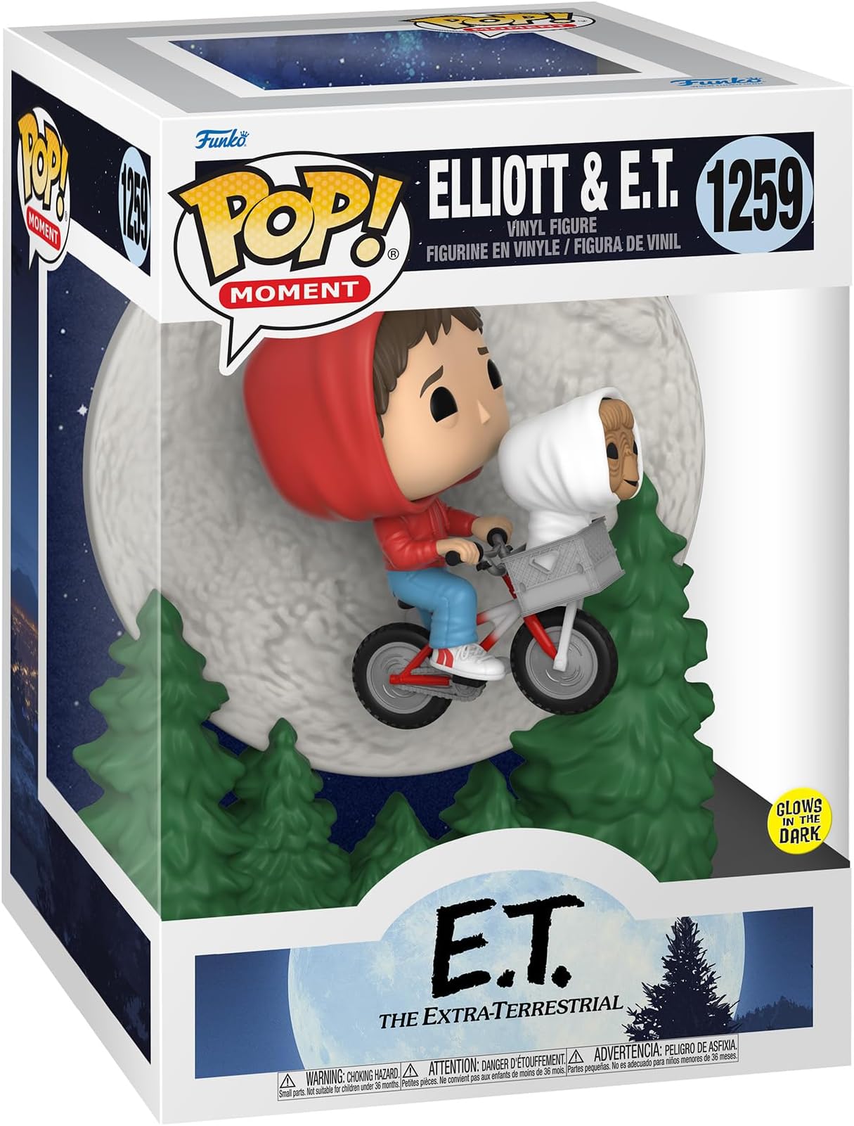 Pop Moment! Movies: ET- Elliott and ET Flying(GW), Collectible Action Vinyl Figure - 50769