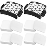 Colorfullife UV850 Filters Replacement for Shark Performance Lift Away UV850 UV900 DuoClean Upright Vacuum, Compare to Part #XHF320 & XFFK602UKT, 2 HEPA Filters and 4 Foam & Felt Filters