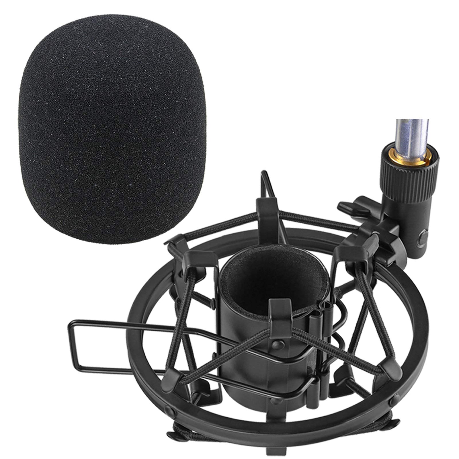 Amazon.com: SUNMON SM58S Microphone Shock Mount Holder with Foam