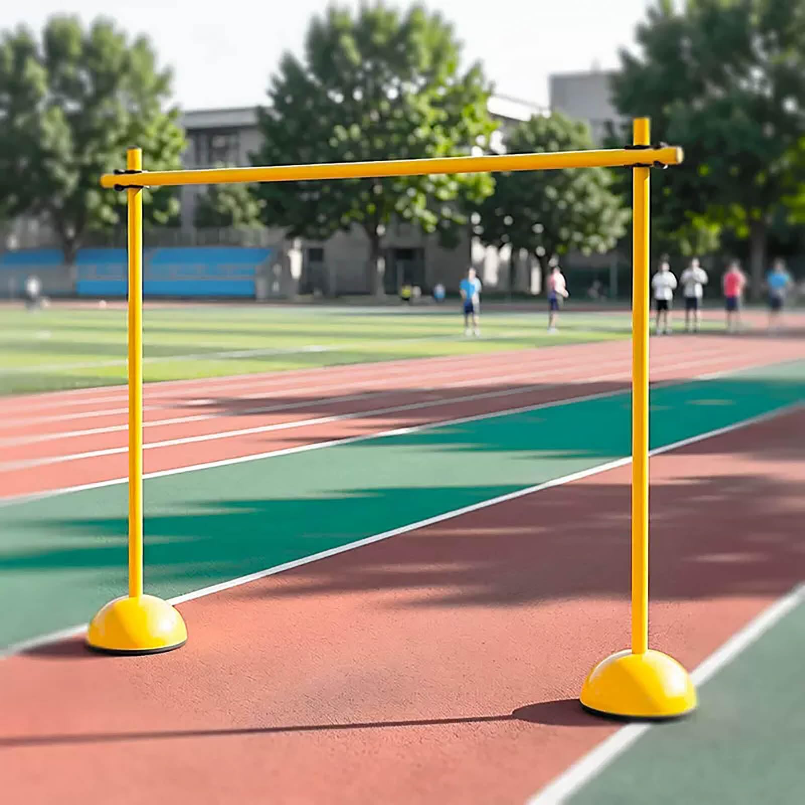 Fußball-Hürden für Fußball, Agility-Training, Hürden und Stöcke, Sport-Speed-Hürden-Trainingsstäbe mit Basis, Fußballfeldtrainer, Hunde-Sprint-Übungen