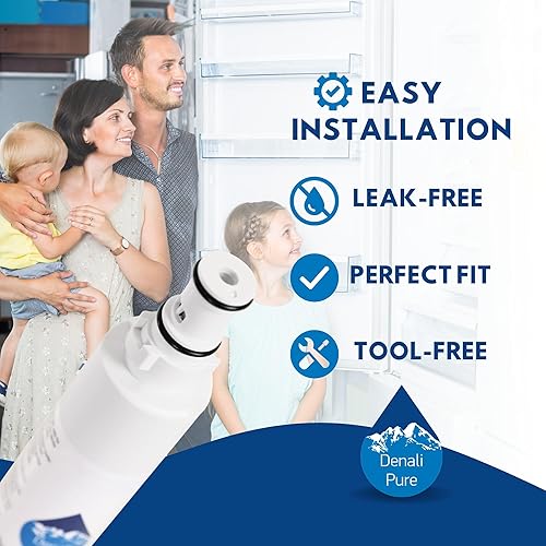 Miniatura 6 de Paquete de 2 filtros de agua de repuesto para refrigerador Whirlpool GR2SHWXPS00 - Compatible con cartucho de filtro de agua para refrigerador