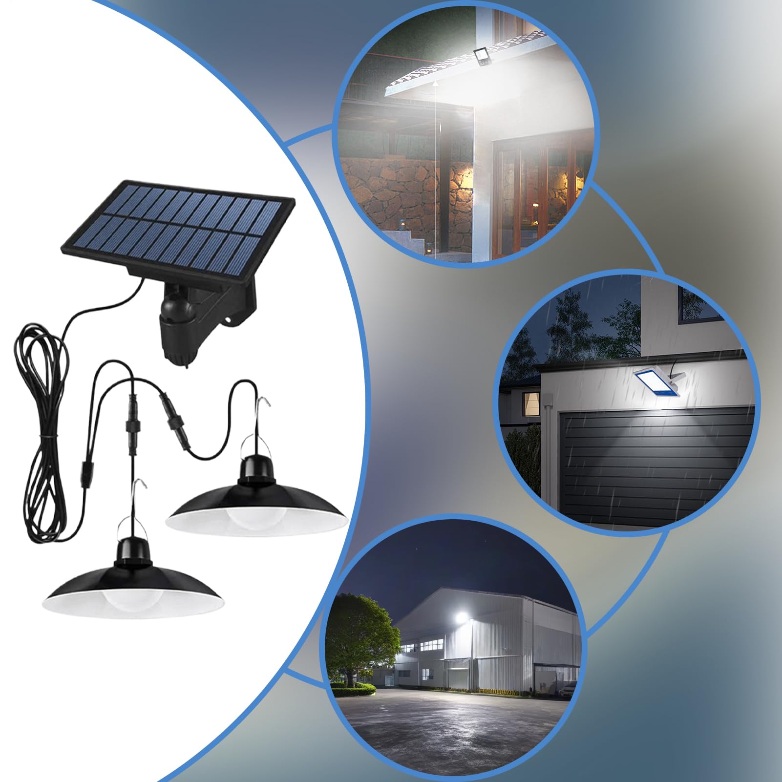 Lampe Solaire Suspendue, Lanterne Solaire En Métal De Qualité