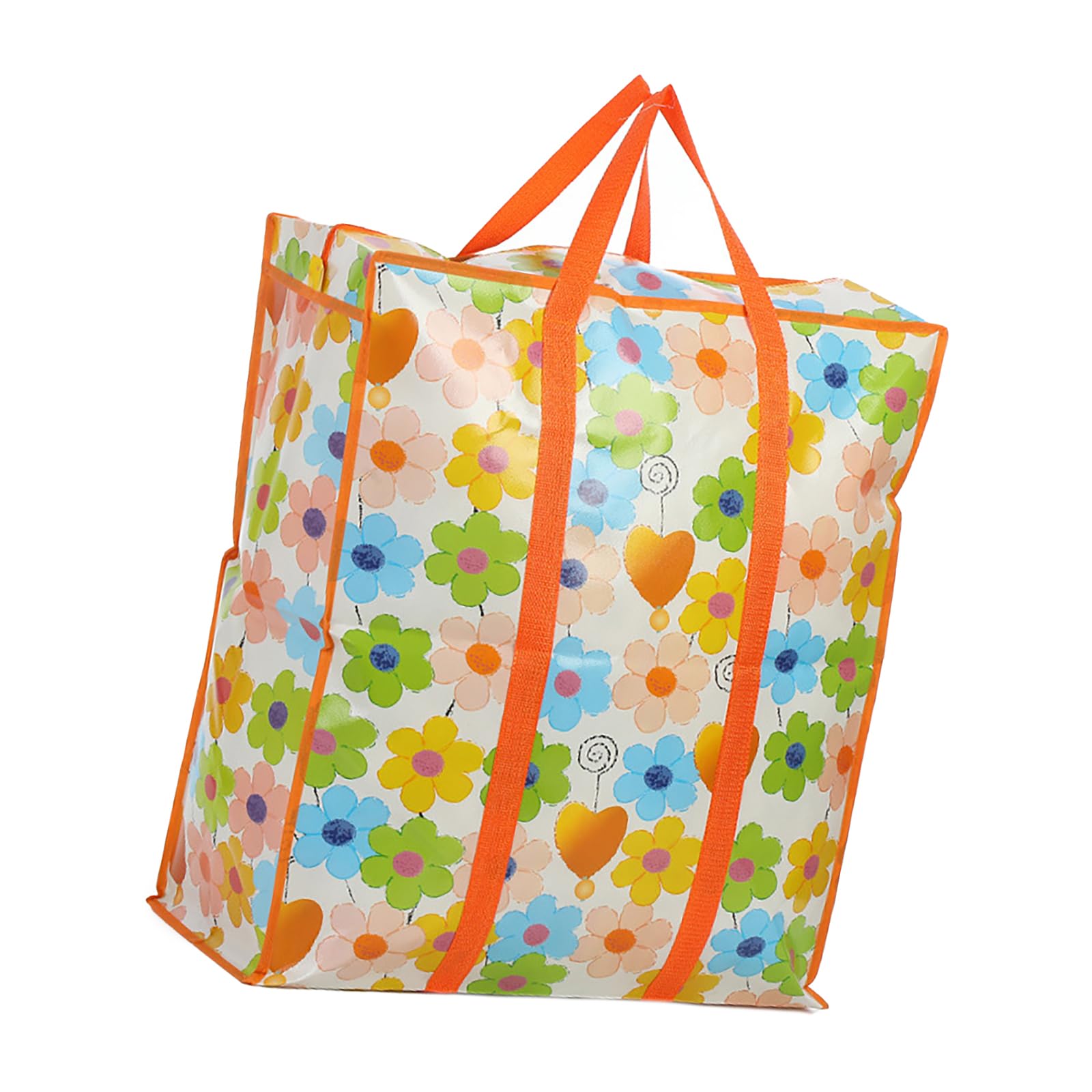 Buxuaaaa Stylish Storage Solution Fabric Handbag Practical Shopper Bag for Moving and Organizing with Large Storage Capacity Sturdy Handbag