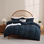 JSD Burgundy Duvet Cover Set Queen Size, 3 Piece 1 Duvet Cover with 2 Pillow Shams, Soft Brushed Microfiber Comforter Covers Zipper Closure | Soft Microfiber 3 Piece Duvet Cover with Zipper Closure, Duvet Not Included, Oeko-Tex Certified