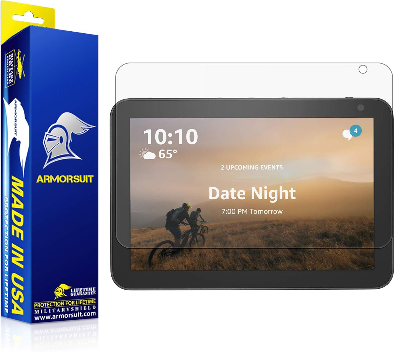 ArmorSuit 2 Pack Anti Glare Screen Protector for Amazon Echo Show 8 (2019) MilitaryShield Matte Film - Made in USA