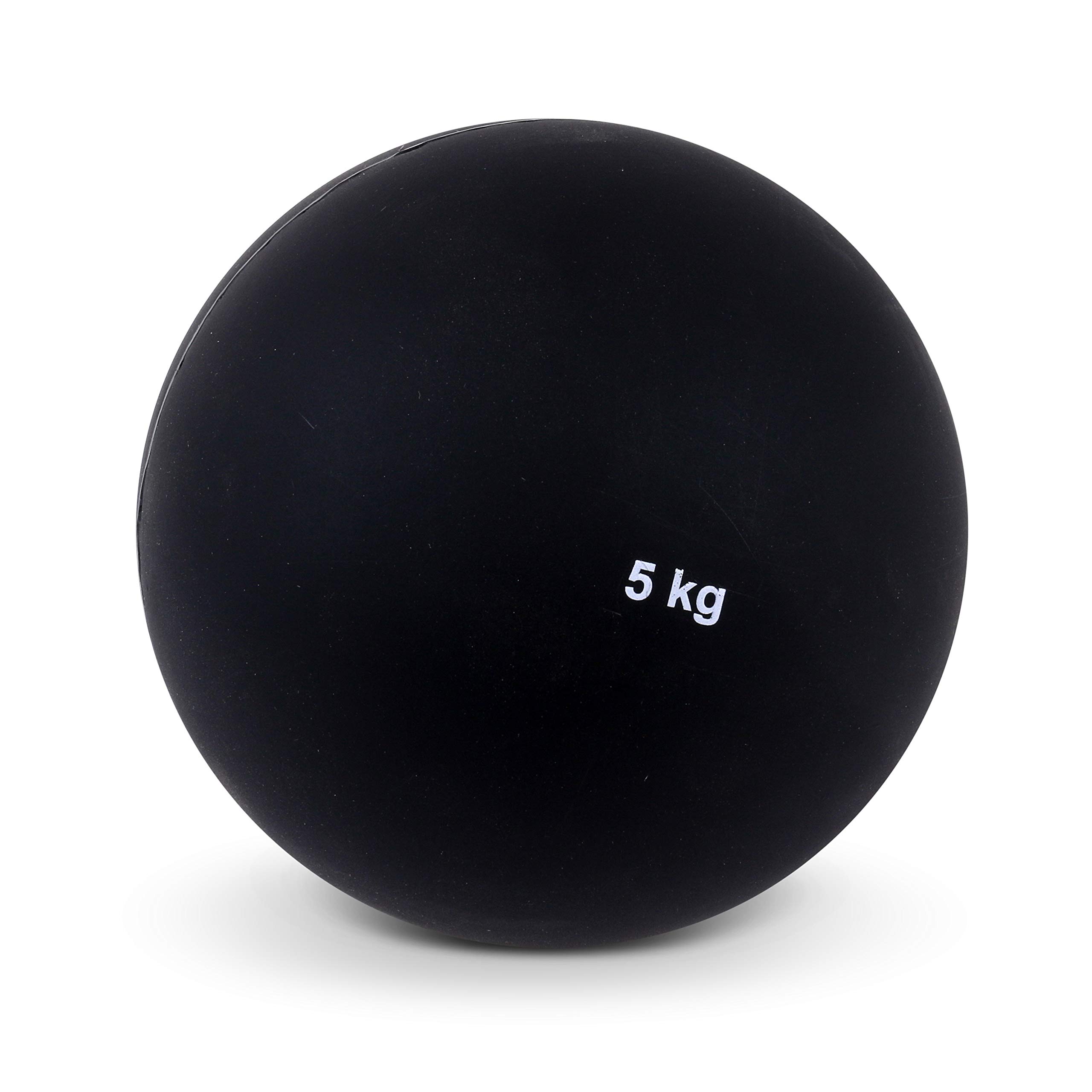 Vinex Poids à Lancer avec Une enveloppe Solide pour Le Gymnase - 2,00 kg - 3,00 kg - 4,00 kg - 5,00 kg - 6,00 kg - 7,26 kg - Noir