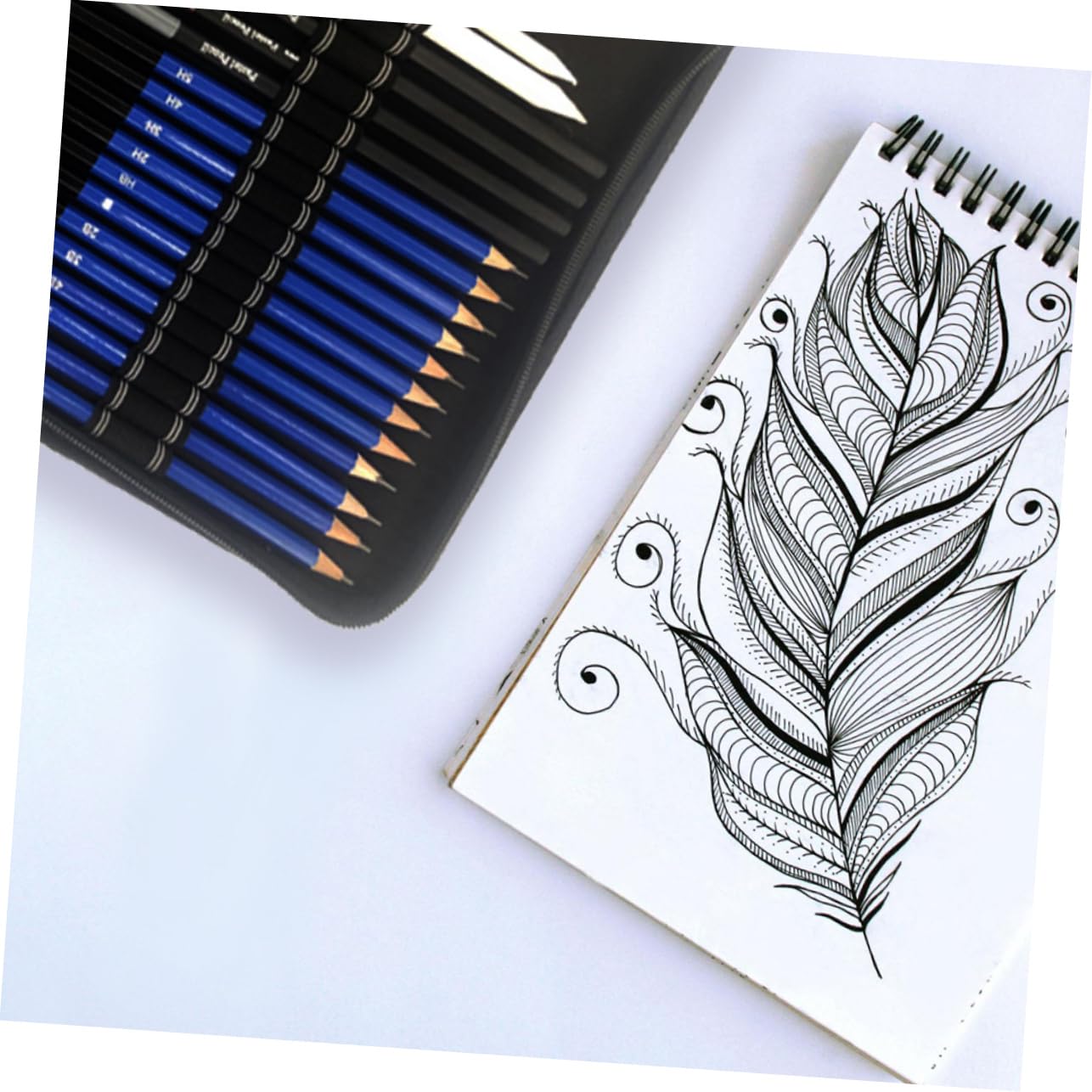 Set di Matite da Disegno 72 Pezzi per Ragazzo Ragazza e Studenti | Legno, Colori Vividi, per Scrapbook e Album da Colorare Adulti, Uso Sicuro