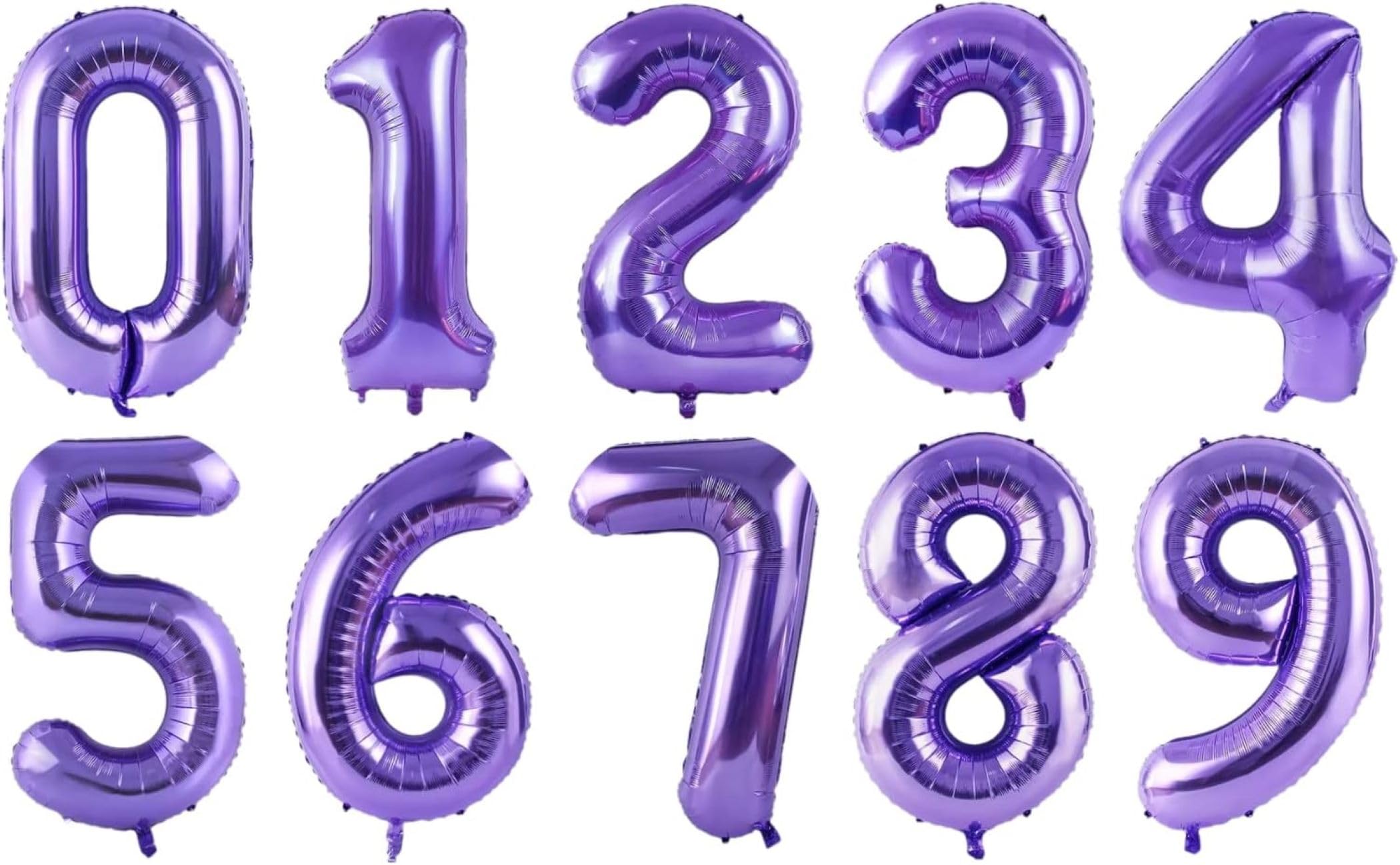 Amazon | 風船 バルーン 数字【7】誕生日 飾り付け 大きい パープル 