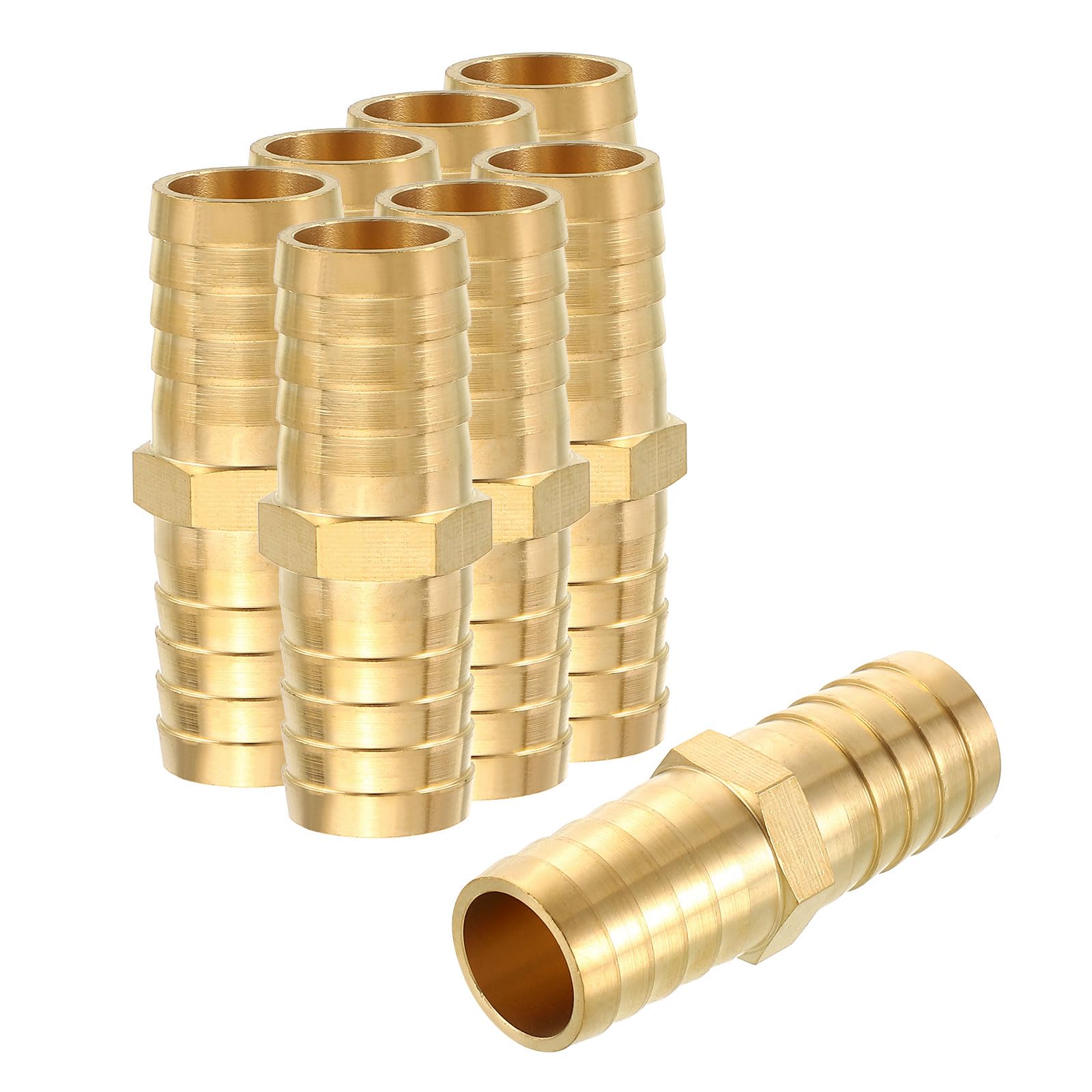 Raccord en laiton 3/4 pouce barb pour tuyau d'arrosage industriel x8