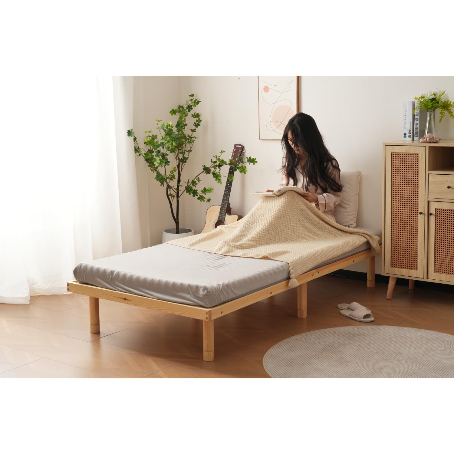 Amazon.co.jp: すのこベッド シングル 3段高さ調節ベッド シングル