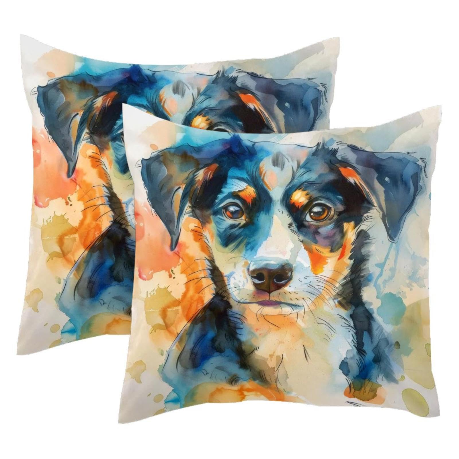 Housse de coussin velours Watervolor pour protéger et embellir vos divans
